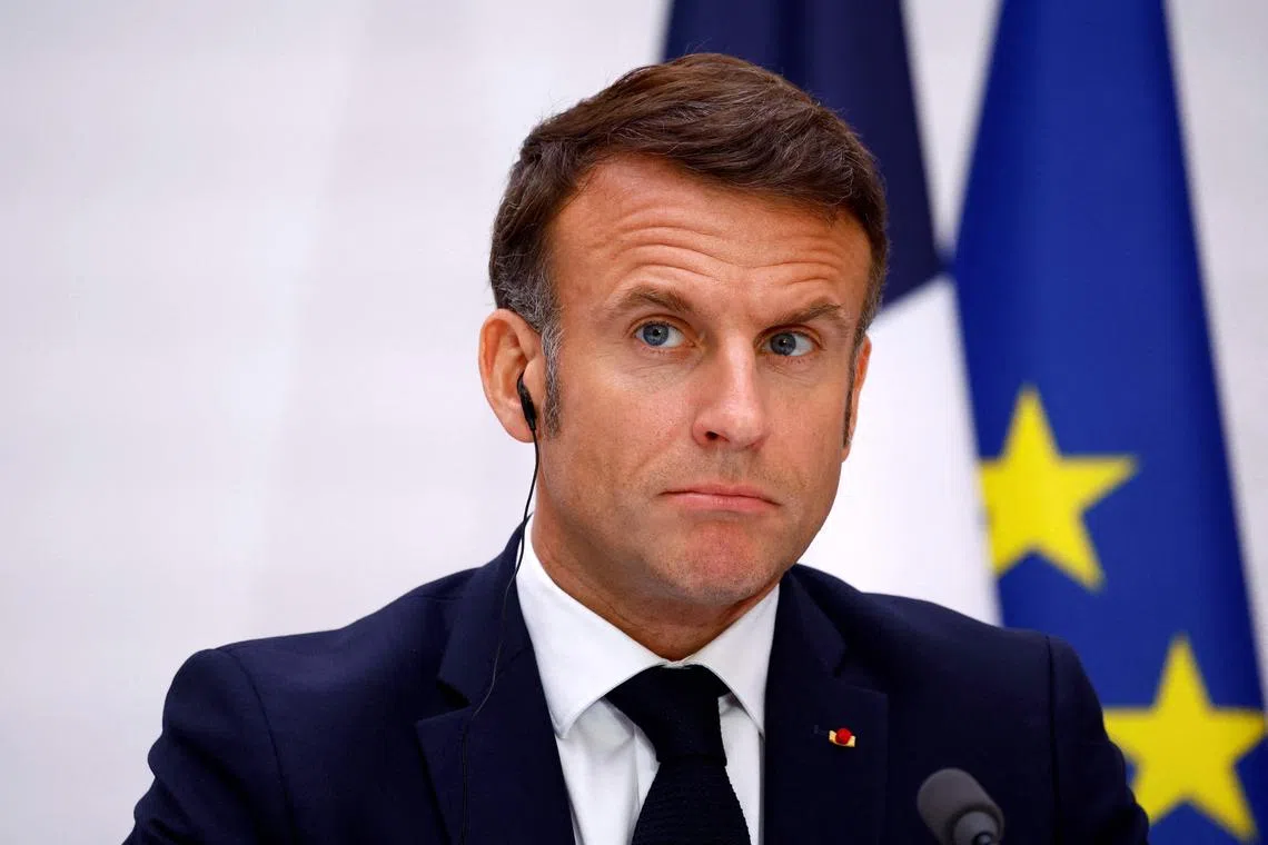 In an interview, French President Emmanuel Macron said he was “not ruling anything out” in the West’s response to the conflict in Ukraine, including sending troops to the country.