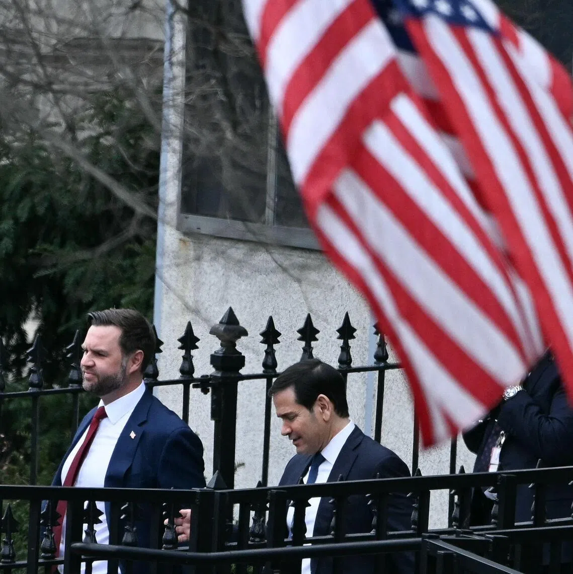 US Vice-President J.D. Vance (left) and Secretary of State Marco Rubio will attend the opening ceremony of the Winter Olympics in Milan on Feb 6.