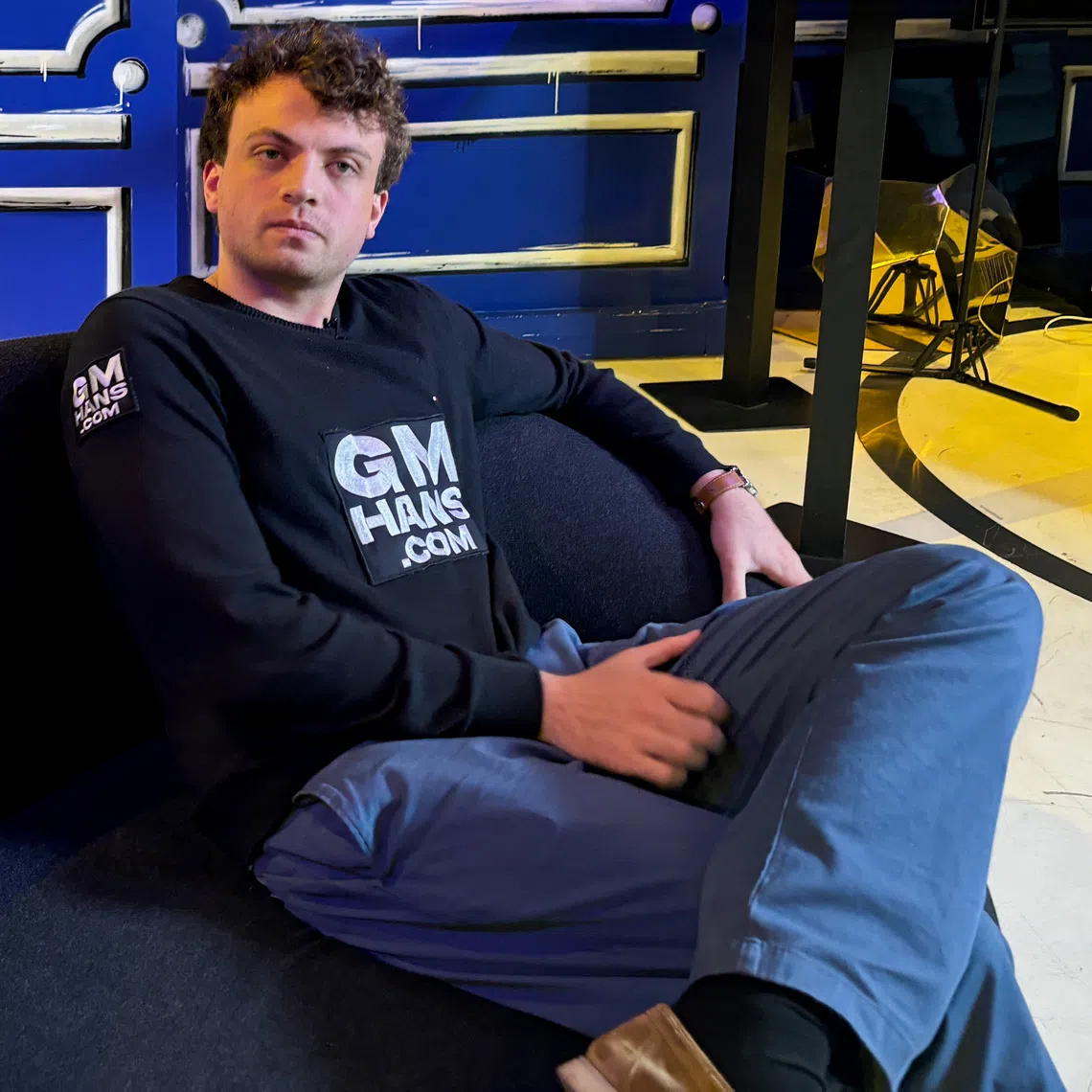 Hans Niemann of the U.S. poses ahead of his Speed Chess Championship semi-final against International Chess Federation (FIDE) world number one Magnus Carlsen of Norway, in Paris, France, September 5, 2024. REUTERS/Julien Pretot