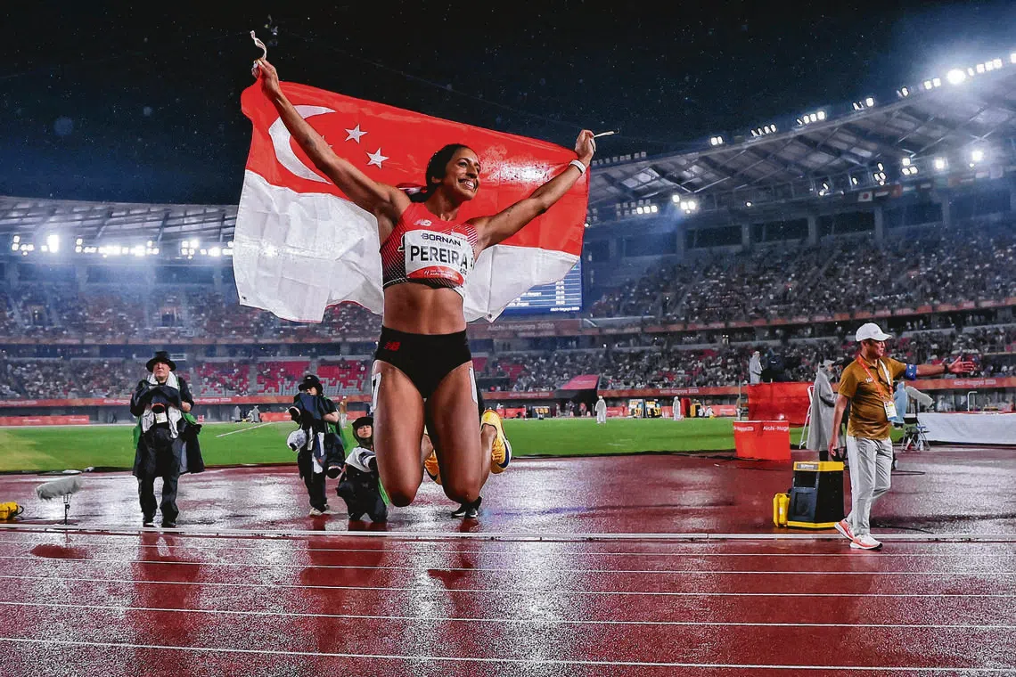 Already we’re waiting for next April when Shanti Pereira begins her new season on the track.