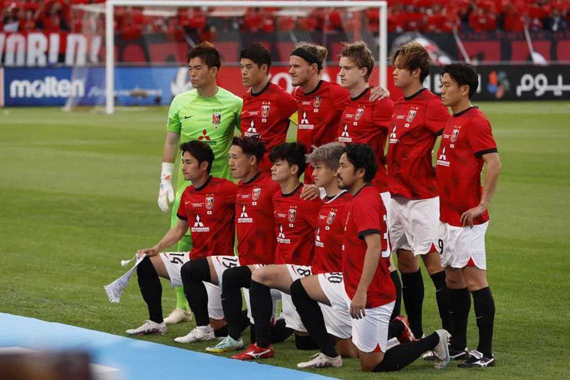 Soccer Football - AFC Champions League - Final - Second Leg - Urawa Red Diamonds v Al-Hilal - Saitama Stadium, Saitama, Japan - May 6, 2023 Urawa Red Diamonds players pose for a team group photo before the match REUTERS/Issei Kato/File Photo