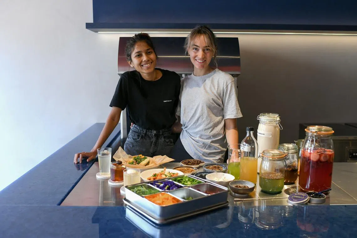 Set to open on Aug 1, the bar is a venture by chef Christina Rasmussen (right) and bartender Sasha Wijidessa. 