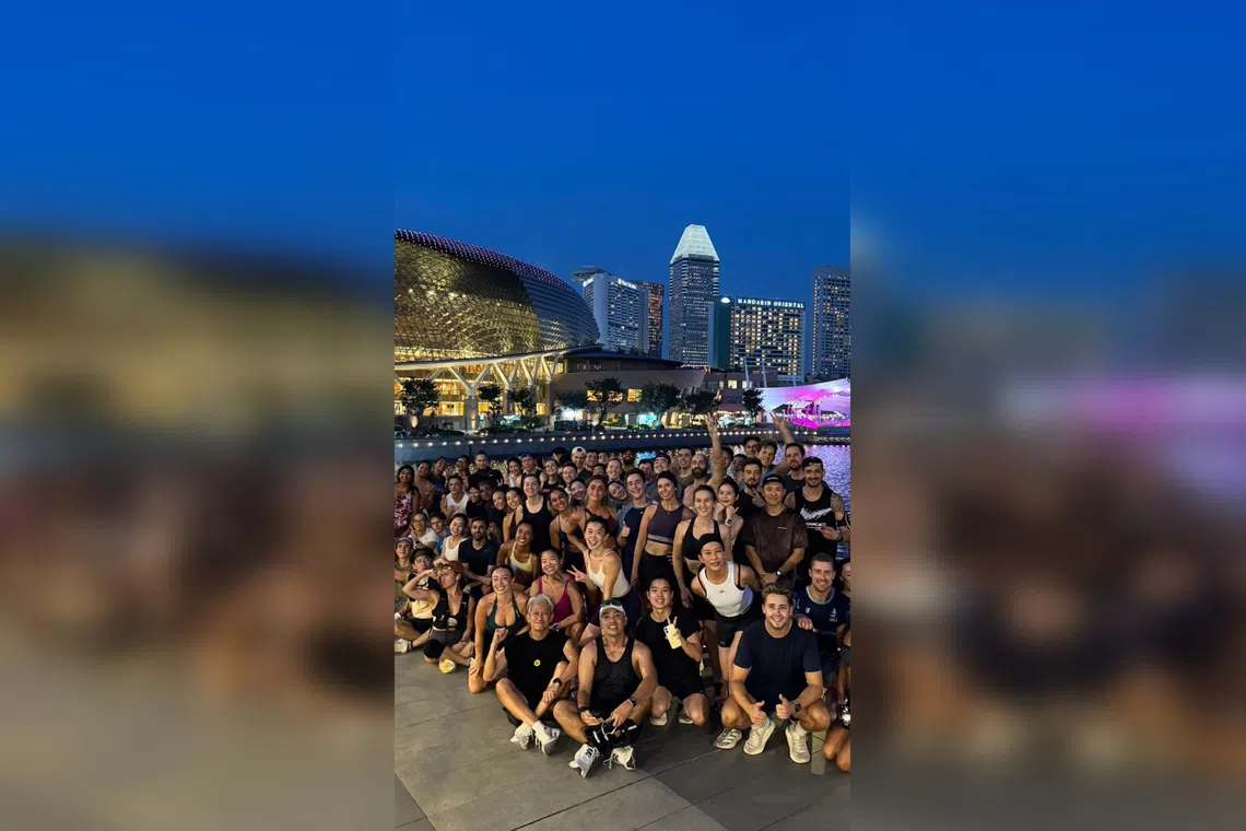 The Chill Pace Run Club, seen here on Sept 2, cancelled its Oct 7 run due to the haze.