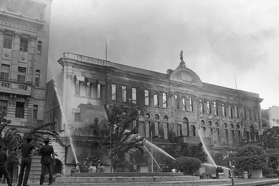 The fire that destroyed the Robinsons department store in Raffles Place on Nov 21, 1972, claimed nine lives.