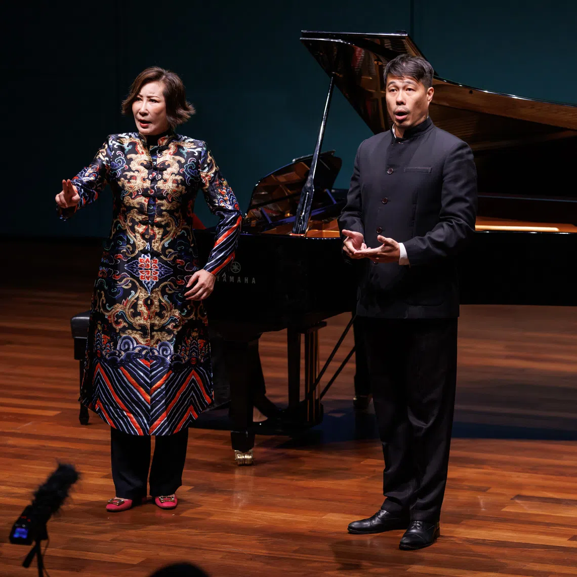 Baritone Martin Ng (right) leads Lirica Arts,which has been promoting the cause of art songs in its Songs Of Our Forefathers series. 