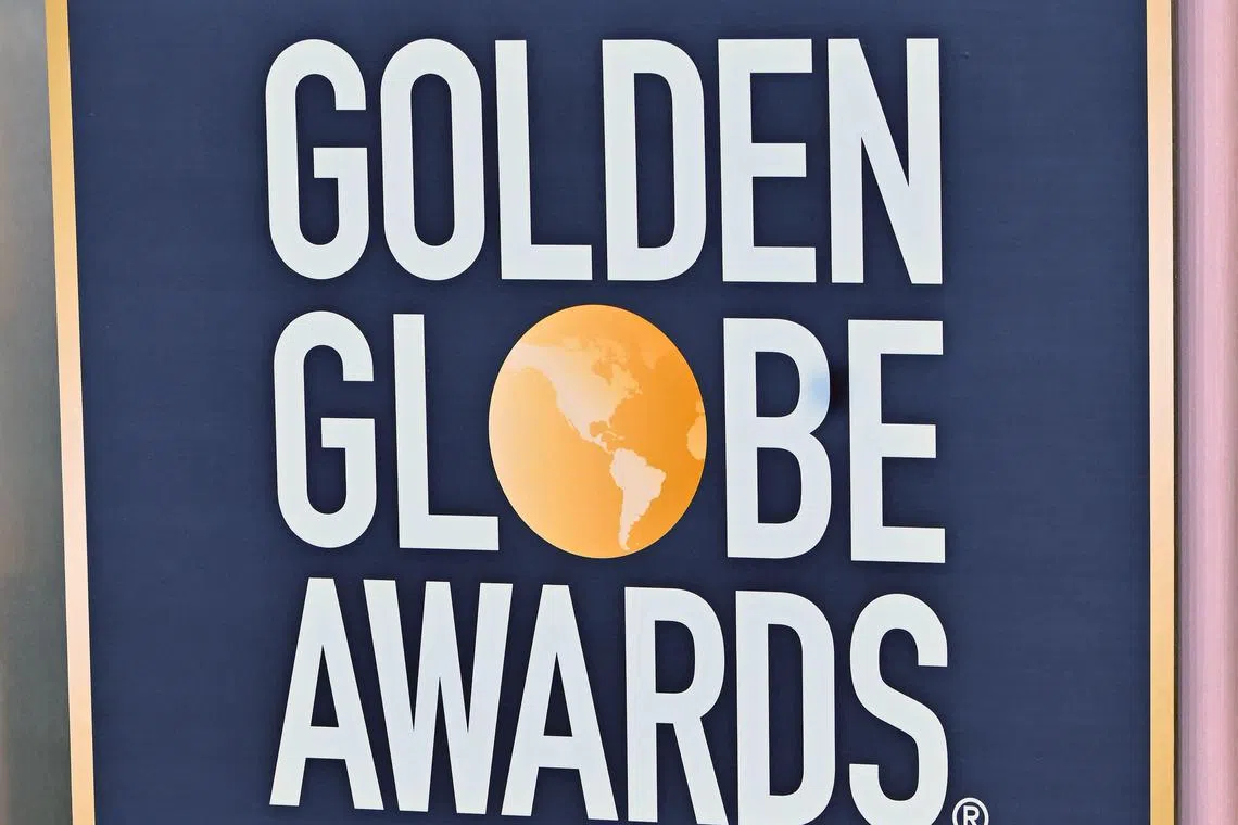 Organisers chose a silver carpet instead of the traditional red for the Globes’ 80th anniversary. 
