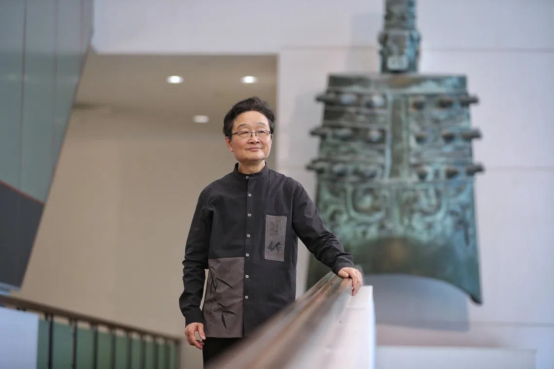 Singapore Chinese Orchestra’s music director Tsung Yeh celebrates his 20 years SCO this year. 
He has been constantly pushing frontiers of Chinese orchestral music and expanded SCO’s repertoires with Nanyang style works. 
(ST Photo: Kevin Lim)