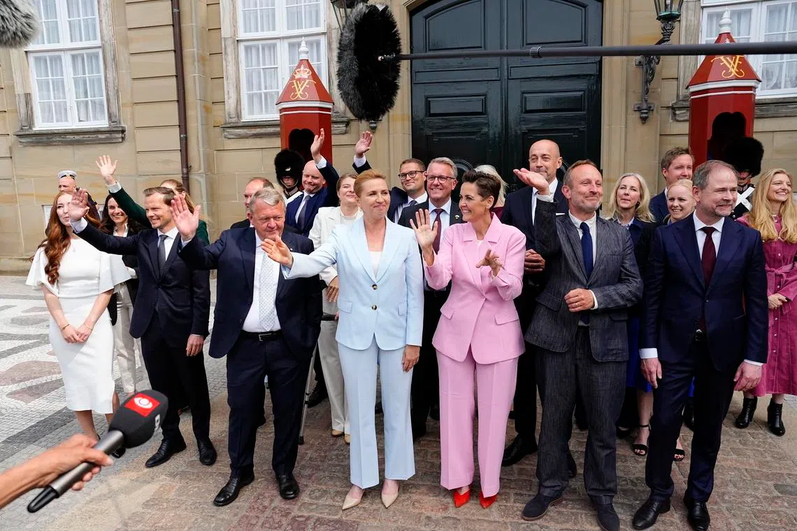 Denmark PM presents country’s first majority female government