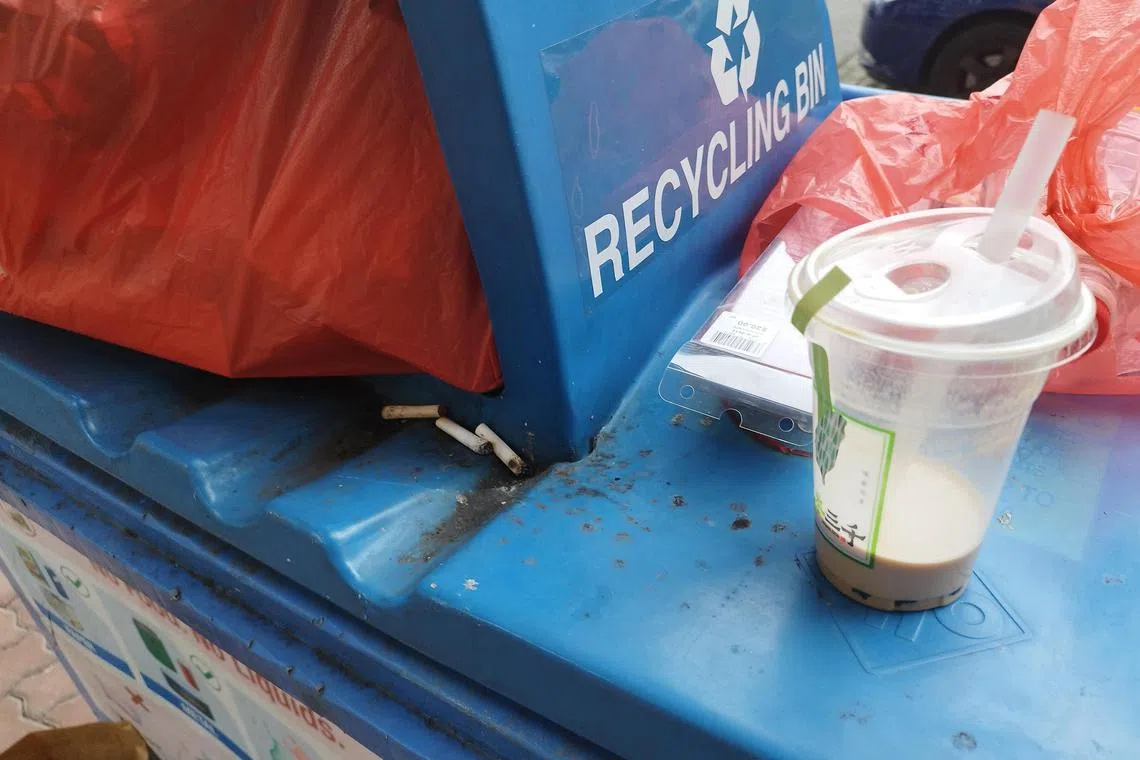 28bins - inconsiderate actions of the few who treat the recycling bins as a rubbish bin

 Copyright: Tan Guo Xiong Billy
upload for Forum page