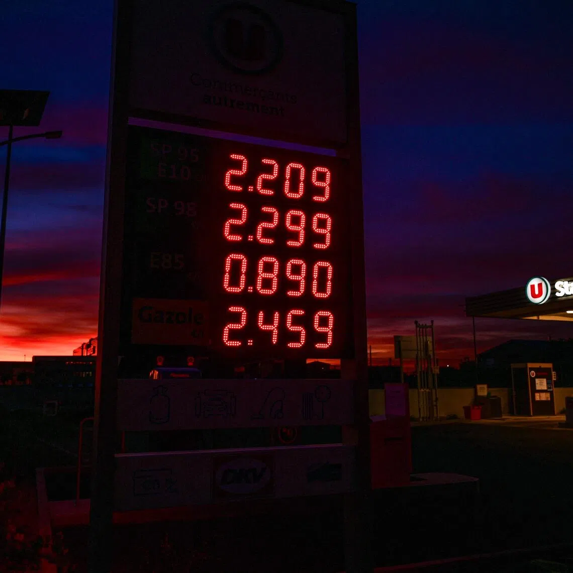 The Brent crude futures November contract rose US$1.14, or 1.1 per cent, to US$101.48 a barrel on Sept 22.