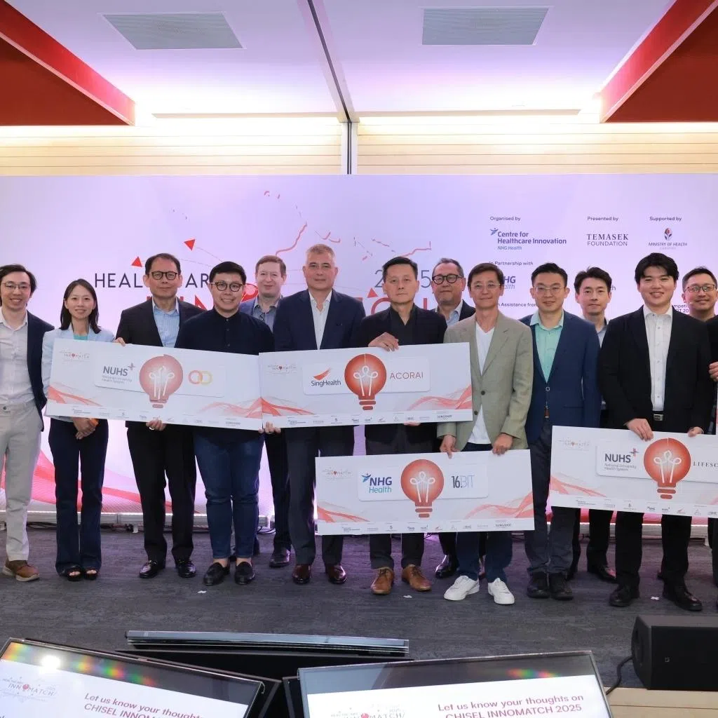 health tech start-up winners of healthcare innomatch 2025 presented by temasek foundation and supported by ministry of health singapore