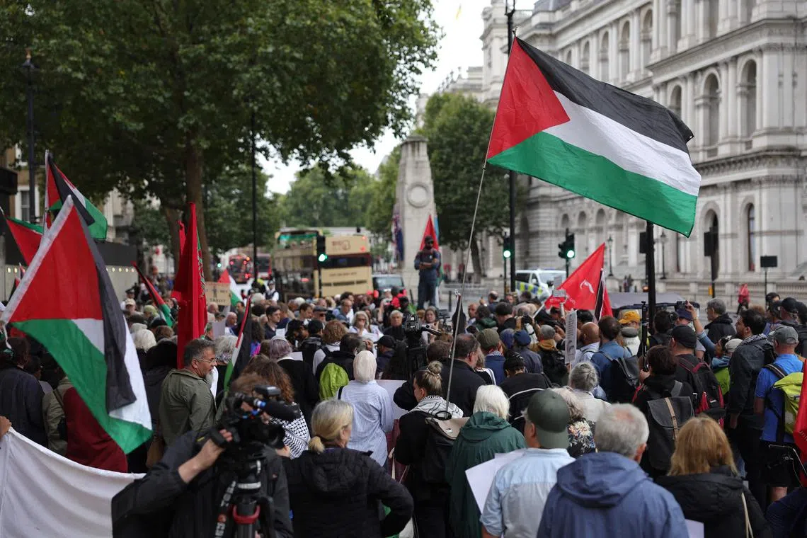 Attendees held a vigil, reading aloud the names of more than 200 journalists that press watchdogs have counted as killed in Gaza since the Oct 7, 2023, attacks by Hamas.