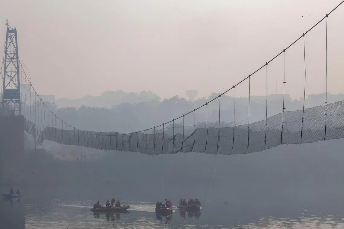 The bridge was originally built in 1877 and had been closed for six months for repairs until last week.