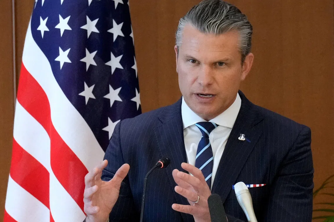 US Defence Secretary Pete Hegseth also said he raised concern about China’s actions towards Washington’s regional allies and partners.