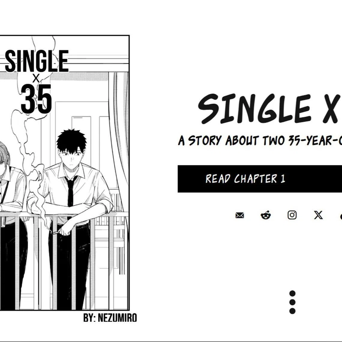 Single X 35, by an artist known only as Nezumiro, is captivating Singaporeans by turning the everyday career and societal anxieties of a 35-year-old single office worker into relatable drama. 