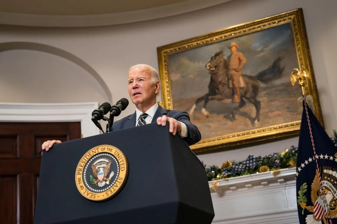 President Joe Biden urges Congress to pass a national security supplemental request, including funding to support Ukraine, in remarks from the White House.
