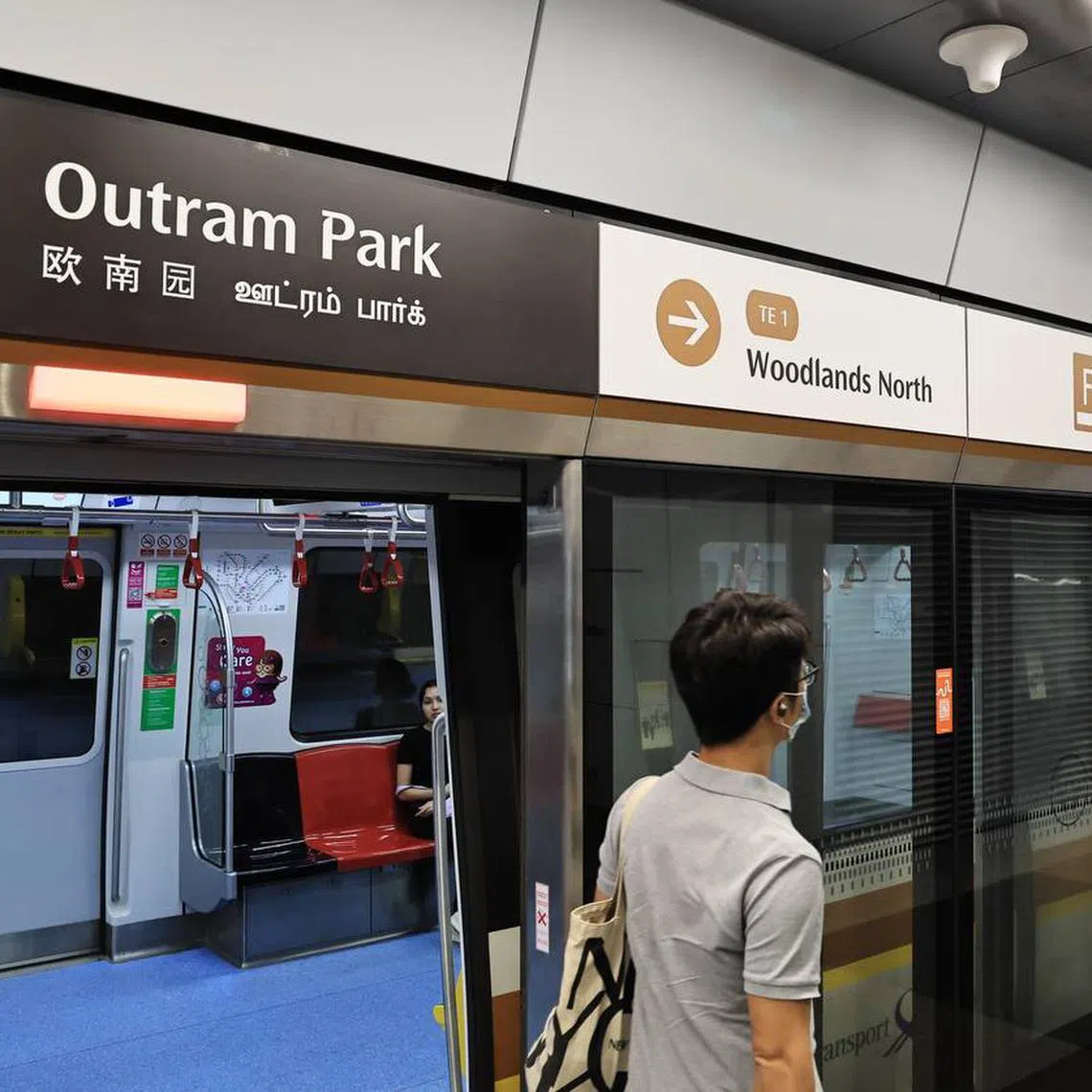 Trains are moving slower from Woodlands North station and Bayshore station in both directions, on Dec 19.