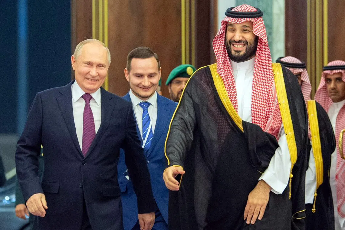 Russian President Vladimir Putin and Saudi Crown Prince Mohammed bin Salman agreed to meet again in Moscow.