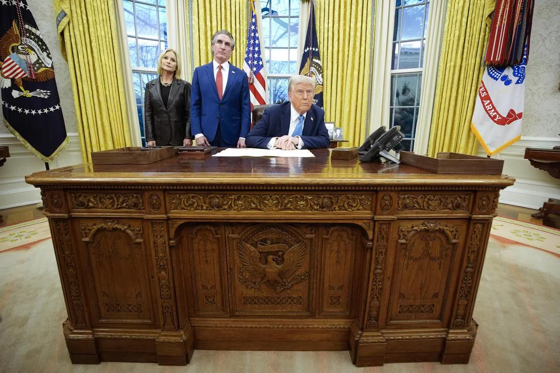 US President Donald Trump has pledged to impose 25 per cent tariffs on Canada and Mexico - and a 10 per cent rate on China - on Feb 1, pointing to the flow of deadly fentanyl into the US.