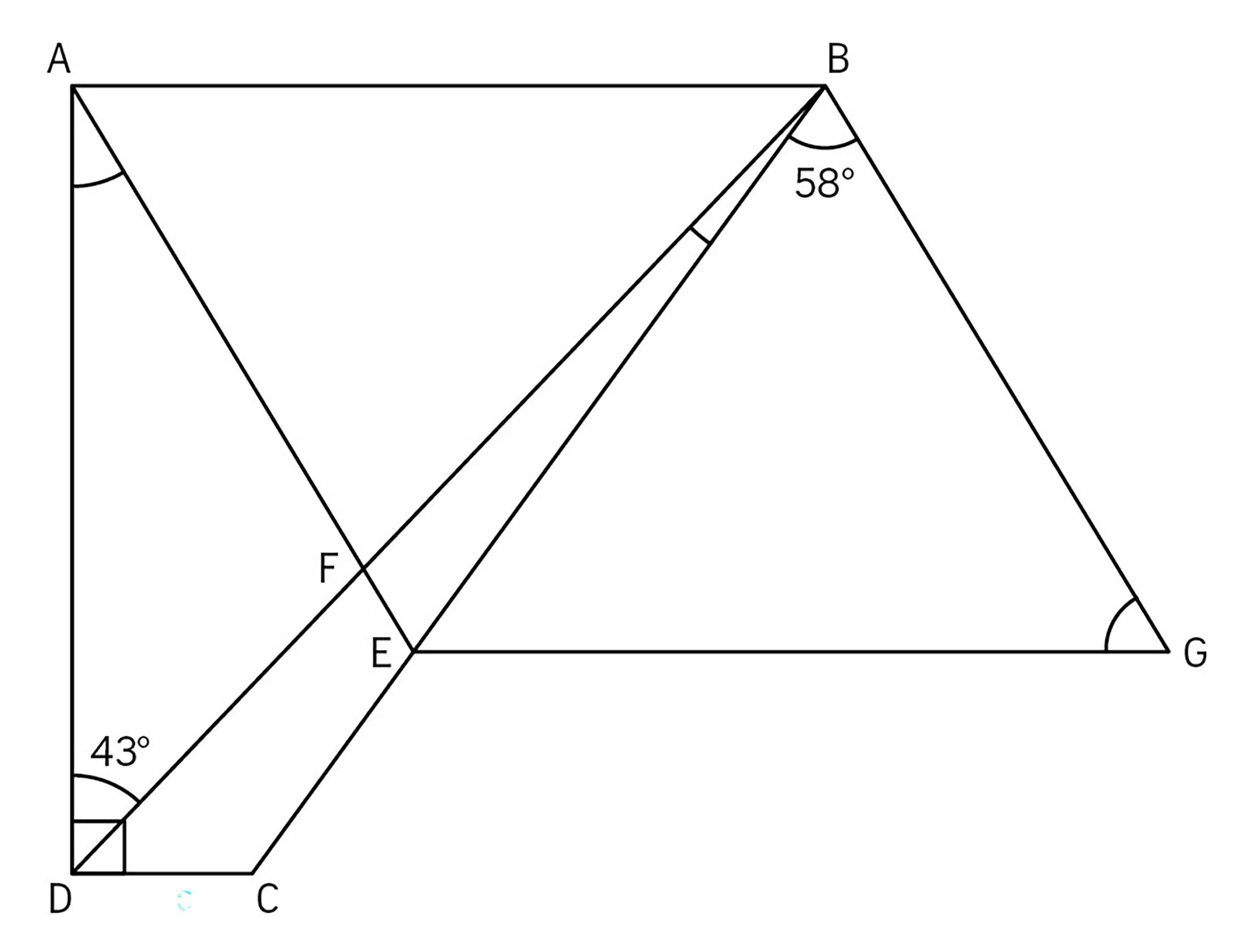 Diagram from past PSLE Maths paper.