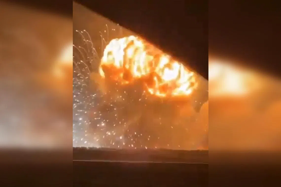 Authorities in Russia's western Tver region announced a night-time drone attack near the city of Toropets.