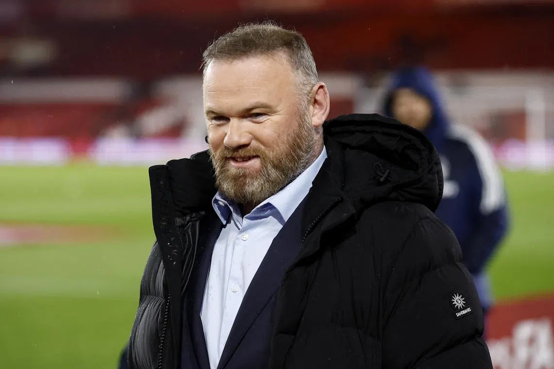 FILE PHOTO: Soccer Football - FA Cup - Fifth Round - Nottingham Forest v Manchester United - The City Ground, Nottingham, Britain - February 28, 2024 Former Manchester United player Wayne Rooney inside the stadium before the match Action Images via Reuters/Jason Cairnduff/File Photo