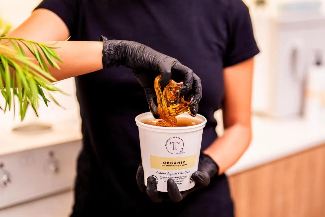 Sugar(ed) is offering V-Day grooming bundles with take-home products from Tamara’s Sugar.