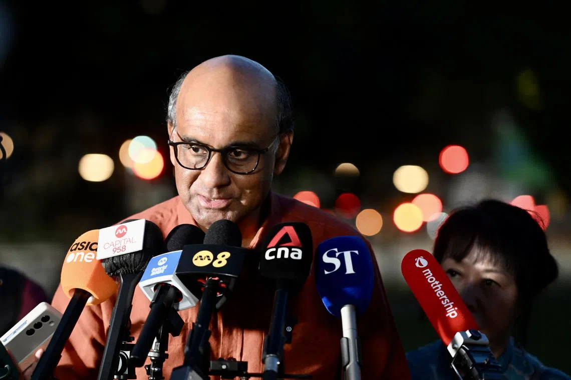 Presidential candidate Tharman Shanmugaratnam 
