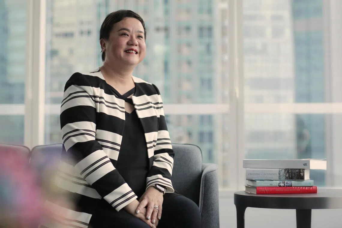 ST20230310_202340396266: Gin Tay/ kcstanchart/ Chor Khieng Yuit/

 Profile photo of Jessie Li, Managing Director & Head, Consumer, Private & Business Banking, Standard Chartered Bank Singapore taken at Standard Chartered Singapore office at MBFC tower on  Mar 10, 2023.