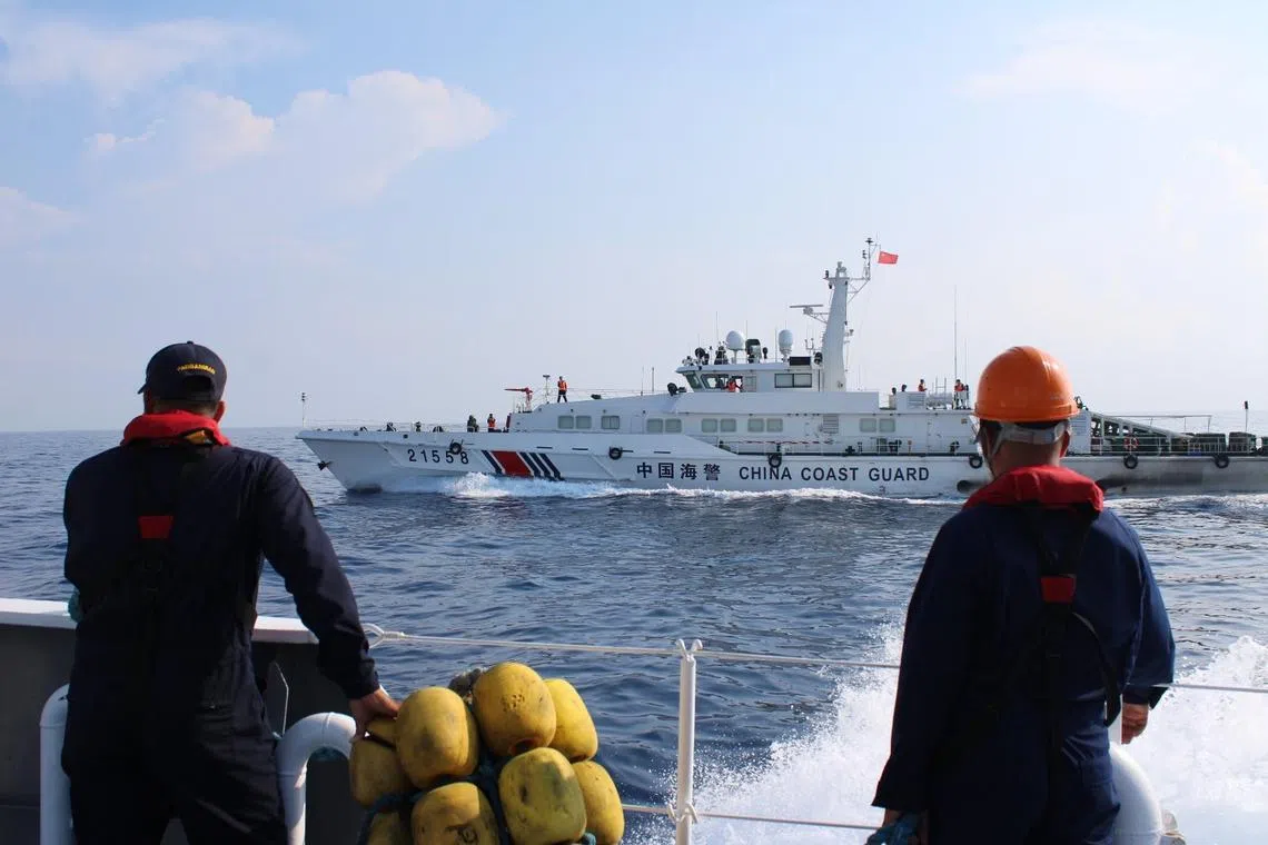 China claims sovereignty over much of the South China Sea, a conduit for more than US$3 trillion (S$4 trillion) of annual ship-borne commerce.