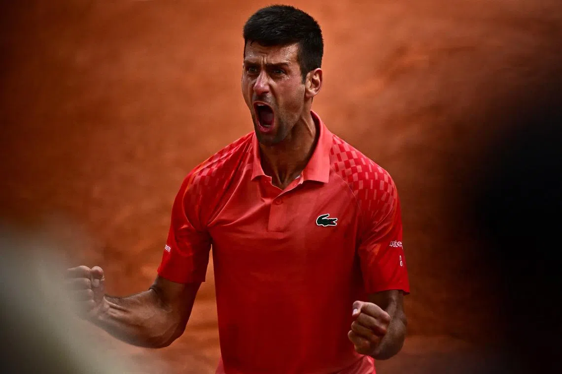 Novak Djokovic shows the world what winning  a 23rd Grand Slam title means to him. 