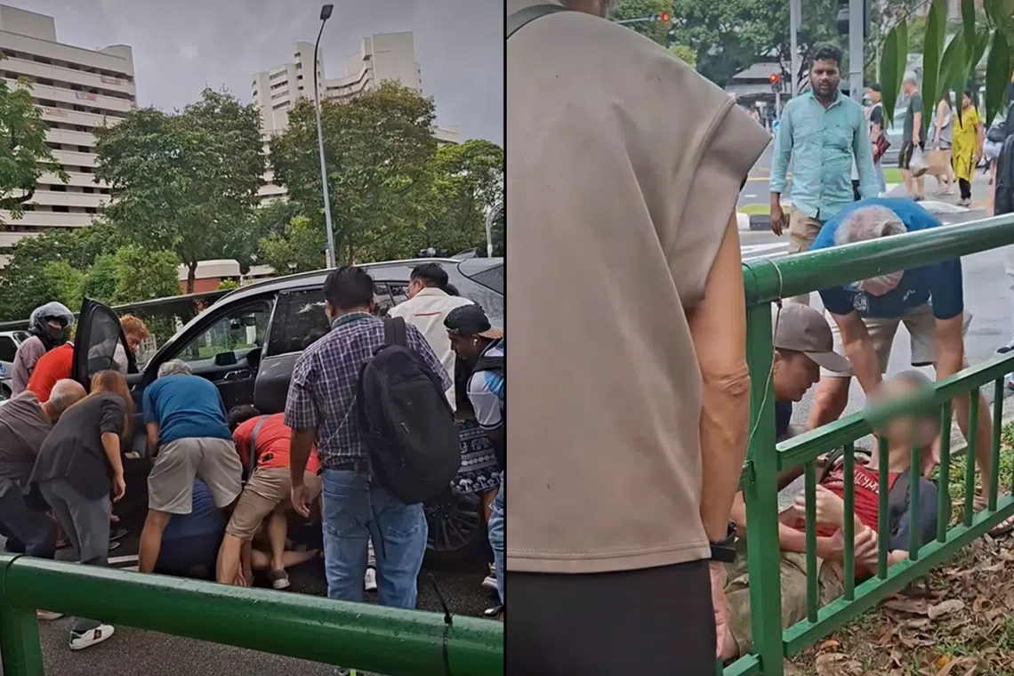 14-year-old cyclist taken to hospital after accident with car in Jurong East