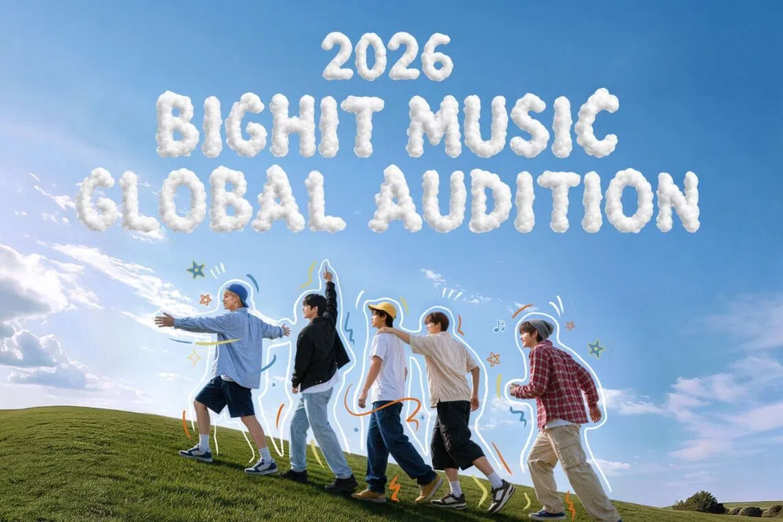 K-pop group BTS’ agency BigHit Music to hold audition in Singapore on Oct 24 for male talents