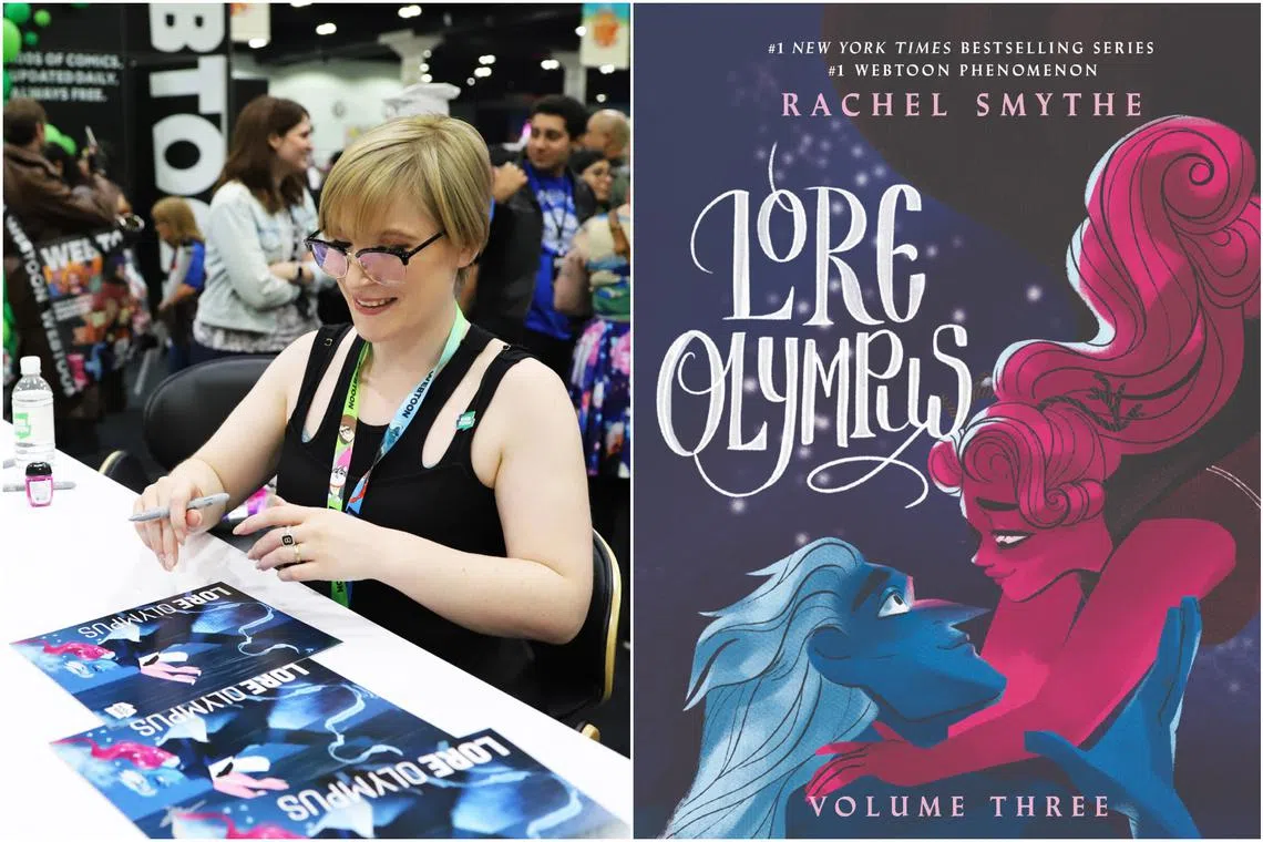Rachel Smythe's Lore Olympus started life as a Web comic on the South Korean platform Webtoon.