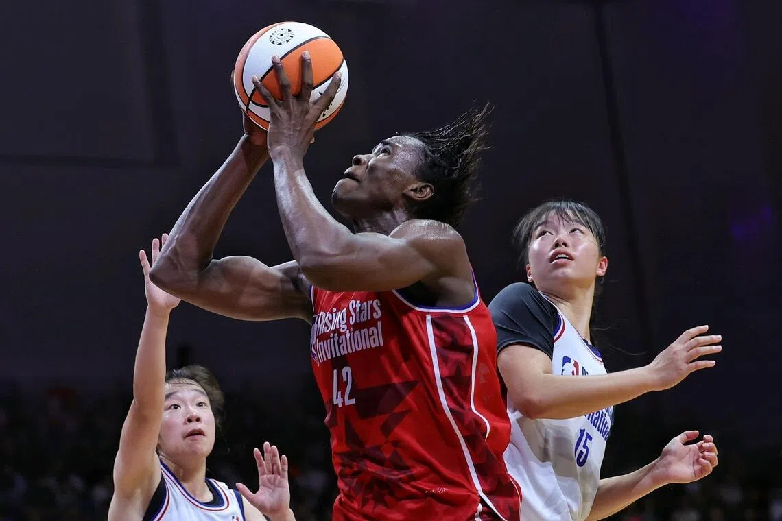 Teen a class act at NBA Rising Stars Invitational, winning title, MVP honour and sportsmanship award