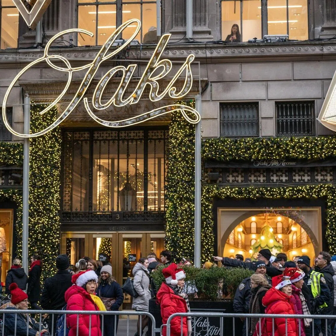 US chain Saks Global Enterprises, which operates its flagship Saks Fifth Avenue stores along with Bergdorf Goodman and Neiman Marcus, reported a 13 per cent year-over-year drop in second-quarter.