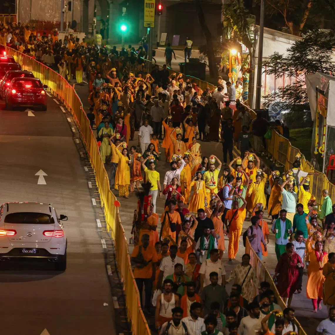 The annual Thaipusam festival is jointly organised by Sri Srinivasa Perumal Temple, Sri Thendayuthapani Temple and Hindu Endowments Board. 