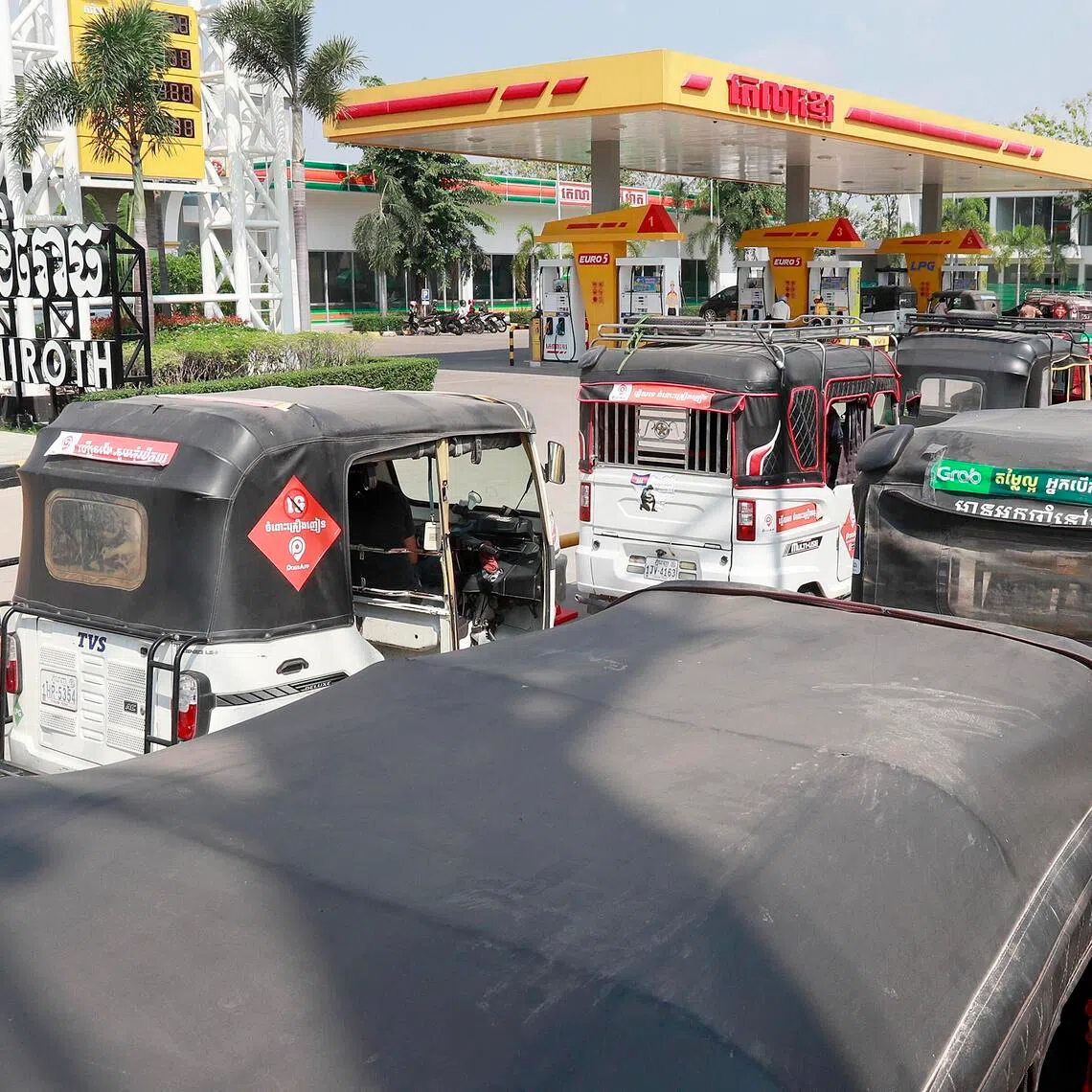 Cambodia relies totally on imports for its consumer fuel, and the government caps oil and gasoline prices.