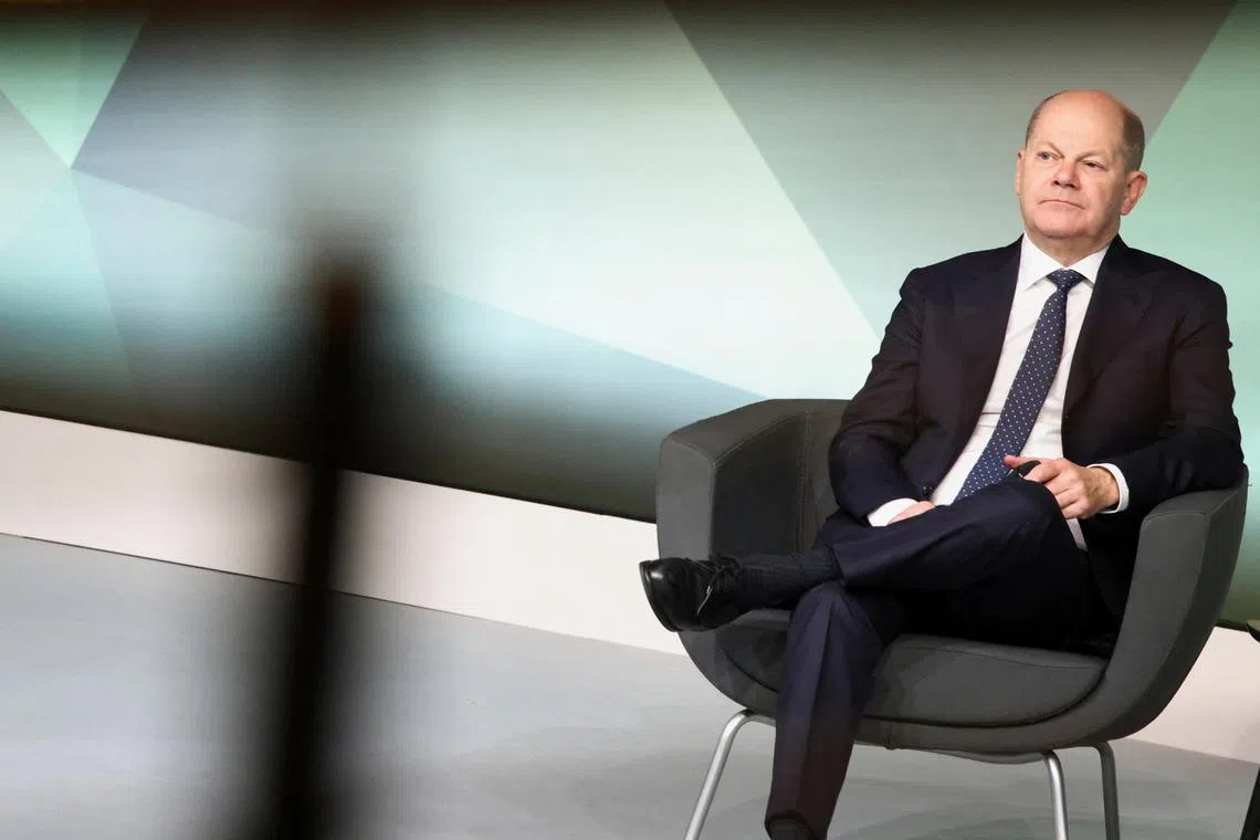 Olaf Scholz’s stance clashes with many Arab countries, France’s Emmanuel Macron and Turkish President Recep Tayyip Erdogan