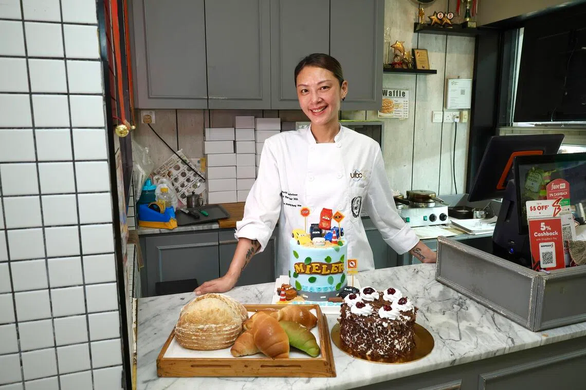 hkbaker06 - Ms Joanne Huang, the co-owner of neighbourhood bakery Cake In Action was awarded World Confectioner Of The Year 2025 by the International Union of Bakers and Confectioners in a ceremony held in Brazil’s Sao Paulo. 