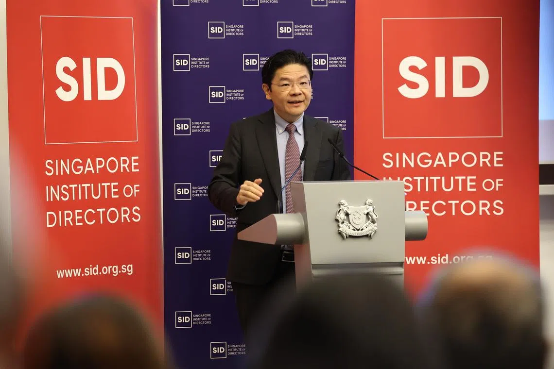 Deputy Prime Minister Lawrence Wong said the new framework will give directors greater clarity on the competencies they should develop.