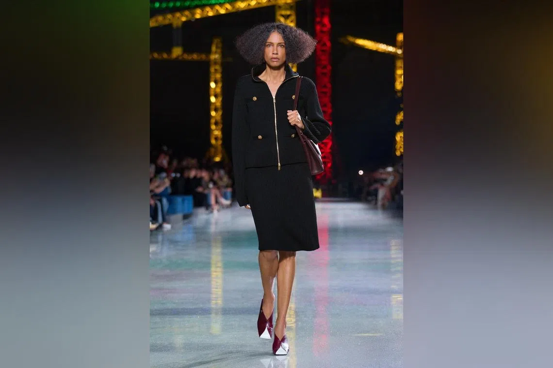 Model Stephanie Cavalli opened Chanel's Fall/Winter 2026/2027 women's ready-to-wear collection during Paris Fashion Week in March.