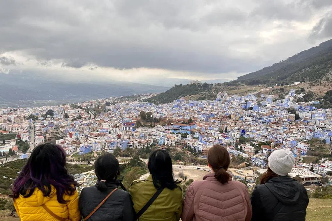 almorocco - CHEFCHAOUEN, March 2023 - View of Chefchaouen, Morocco's "Blue City". Credit: Courtesy of Christy VH