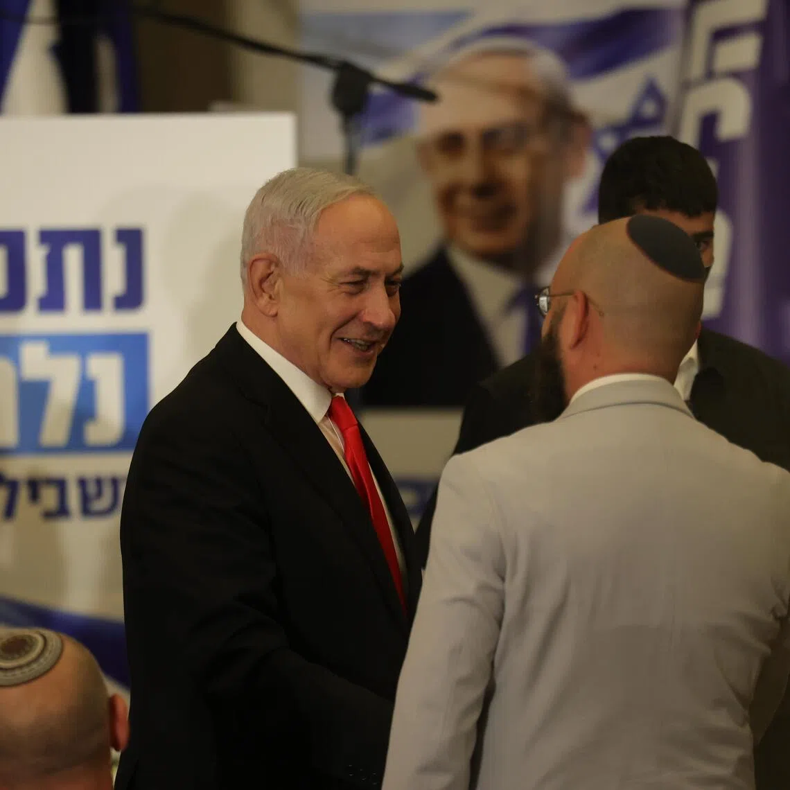 Israeli Prime Minister Benjamin Netanyahu visited Israeli troops in southern Syria on Sept 9.