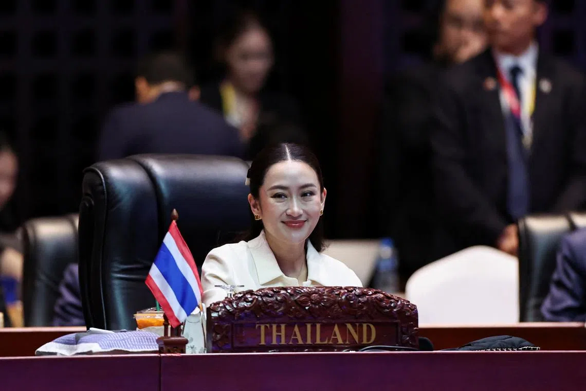 Thailand's Prime Minister Paetongtarn Shinawatra has asked the petitioners to have sympathy for her.