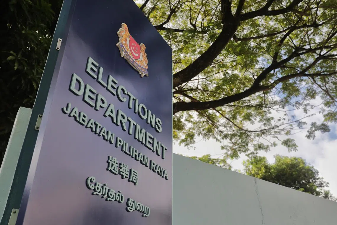 ST20230804_202396199819: Gin Tay/ nzgeorge04/ Natasha Zachariah/ Generic photo of facade of Elections Department, Aug 4, 2023.