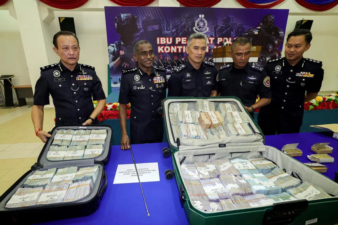 A ransom of RM20 million (S$6 million) was paid to the kidnappers. The police recovered more than RM7 million of it.
