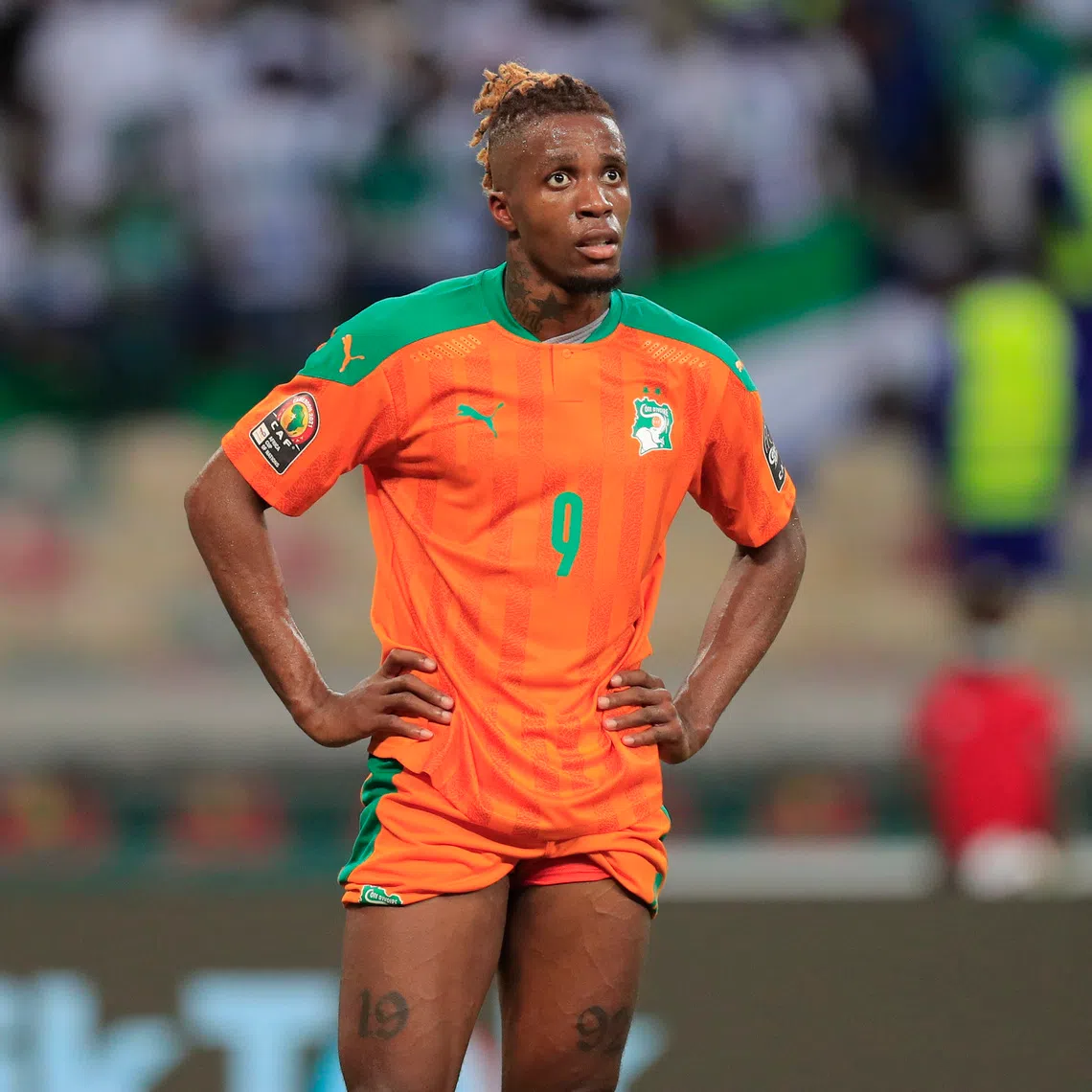 Soccer Football - Africa Cup of Nations - Group E - Ivory Coast v Sierra Leone - Stade de Japoma, Douala, Cameroon - January 16, 2022 Ivory Coast's Wilfried Zaha REUTERS/Thaier Al-Sudani