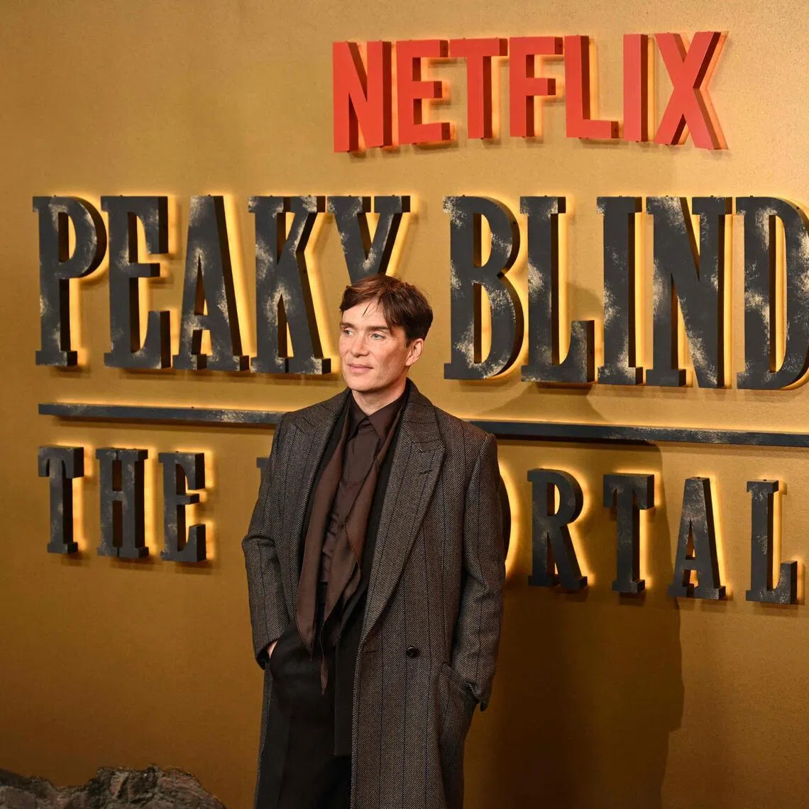 Irish actor Cillian Murphy at the premiere of Peaky Blinders: The Immortal Man in Birmingham, England on March 2, 2026. 