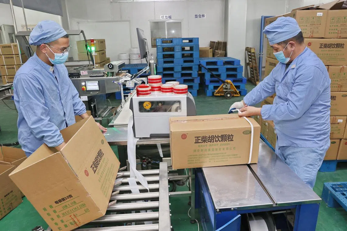 China marked the slowest growth in industrial output since May, when Shanghai was under lockdown. 